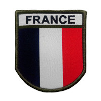 Ecusson France haute visibilité brodé sur tissu A10 Equipment Univers Militaire